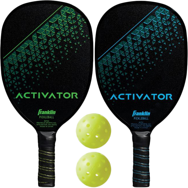 Activator Wood Paddle + X-40 Ball Set - 2 Players alternate view