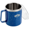 GSI Outdoors Glacier Stainless Steel Camp Cup, Blue Speckled - 15oz