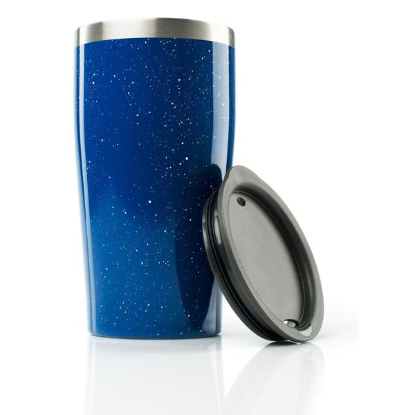 Vacuum Tumbler 16 oz - Blue Speckle, GSI Outdoors Vacuum Tumbler 16 oz - Blue Speckle