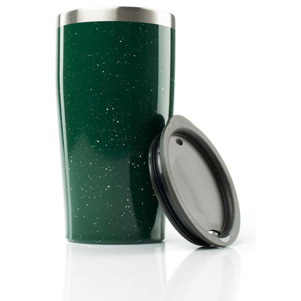 Vacuum Tumbler 16 oz - Green Speckle, GSI Outdoors Vacuum Tumbler 16 oz - Green Speckle