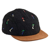 Parks Project Night Shrooms 5-panel Sherpa Hat Black