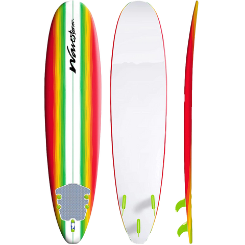 Wavestorm 8ft Classic Surfboard w/ leash