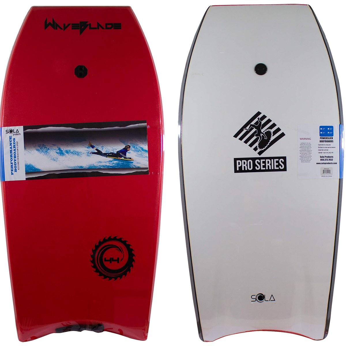 37 in WaveBlade Slick Bottom Board w/ Leash alternate view