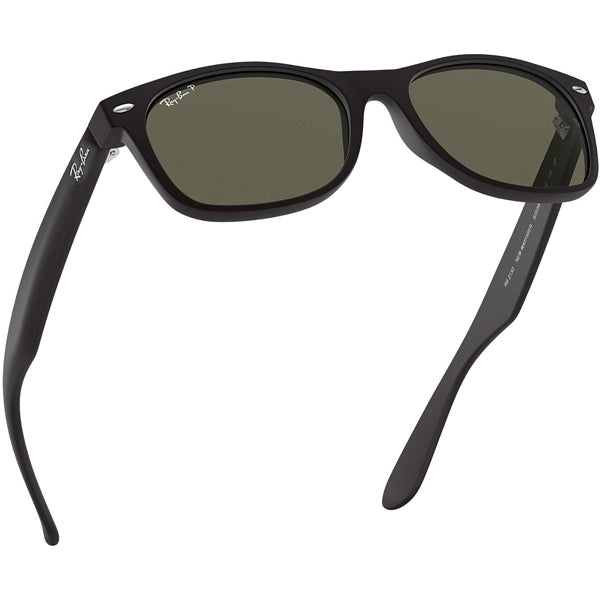 New Wayfarer - Rubber Black/Polarized Green, Ray Ban New Wayfarer - Rubber Black/Polarized Green