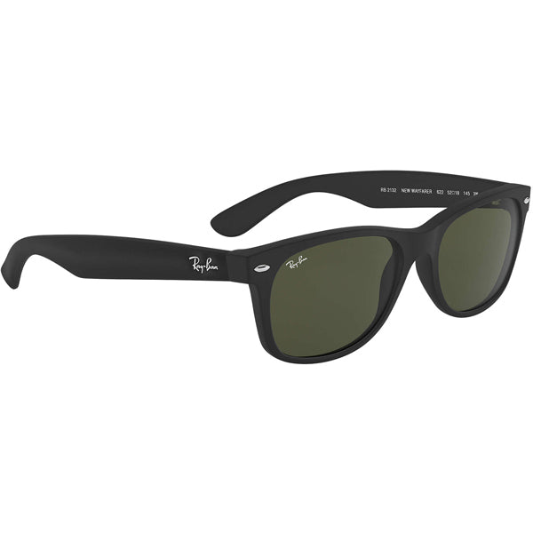 New Wayfarer - Matte Black/Green, Ray Ban New Wayfarer - Matte Black/Green