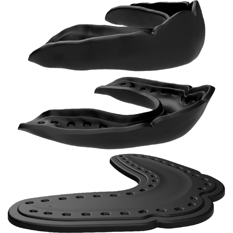MicroFit Mouthguard - Black, Shock Doctor MicroFit Mouthguard - Black
