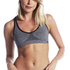 Zensah Women's Racey Sports Bra 141-Heather Grey