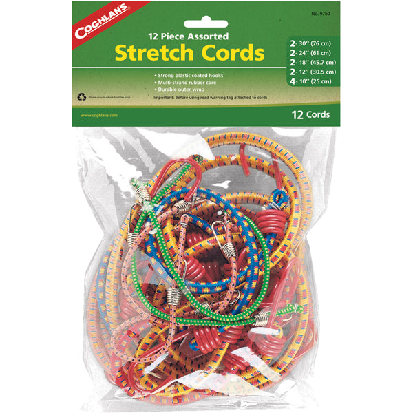 12 Piece Assorted Stretch Cords alternate view