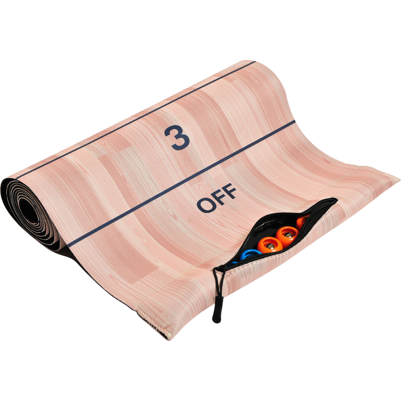 Roll Up Shuffleboard, Outside Inside Roll Up Shuffleboard