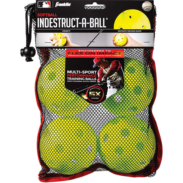 MLB Indestruct-a-Ball Softball 12 inch (4 Pack), Featured Image