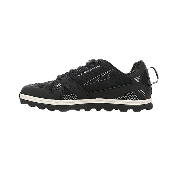 Youth Lone Peak, Altra Youth Lone Peak Black Alt View Reverse