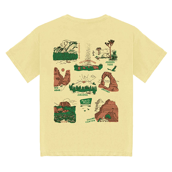 Men's National Parks Welcome Pocket Tee alternate view