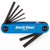 Park Tool AWS-10 Fold-Up Hex Wrench Set Blue