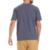 Vuori Men's The Rise Tee AZR-Azure Alt View Model Back