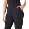 Beyond Yoga Women's Heather Rib Lounge Jumpsuit Black Heather Alt View Pocket