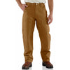 Carhartt Men's Firm Duck Double-Front Work Dungaree - Inseam 30" BRN-Carhartt Brown