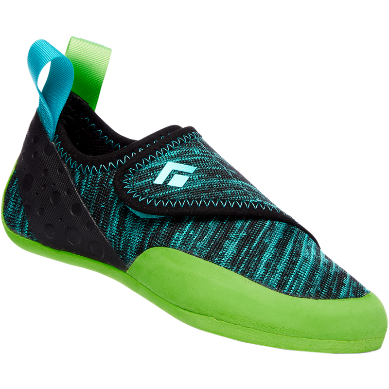 Kids' Momentum Climbing Shoes, Black Diamond Kids' Momentum Climbing Shoes Envy Green