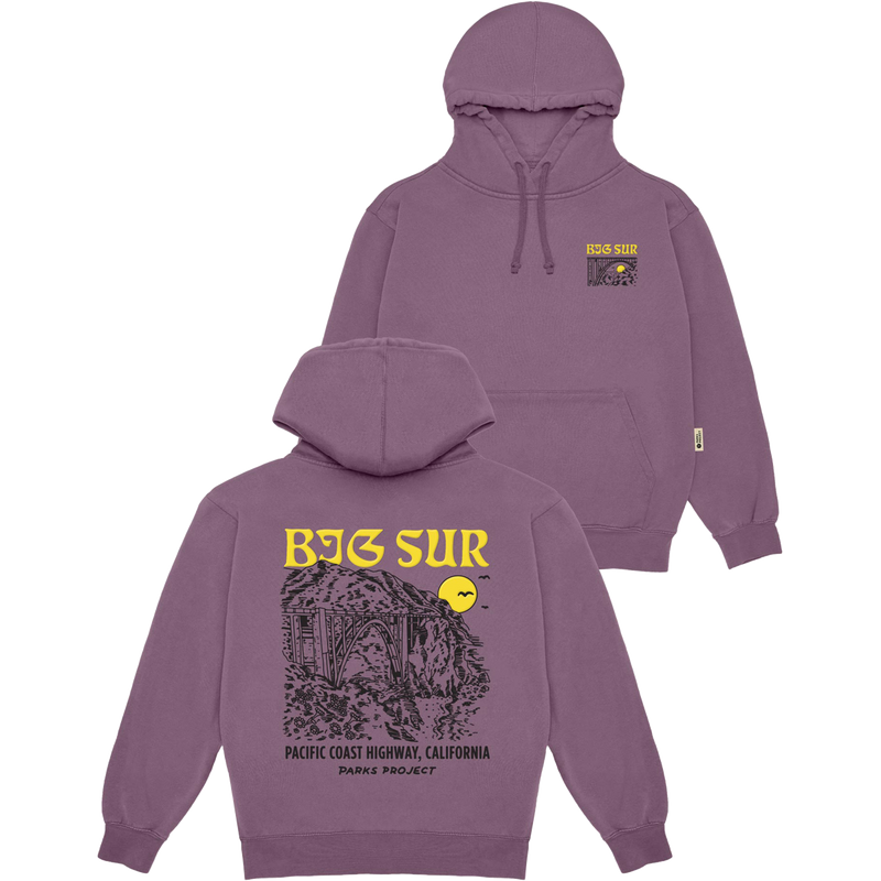 Big Sur Puff Print Bridges Hoodie, Featured Image
