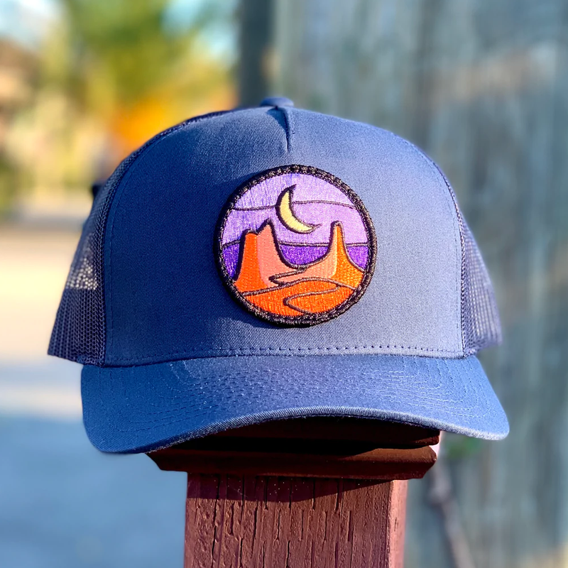 Men's Curved Brim Trucker w/ Desert, Featured Image