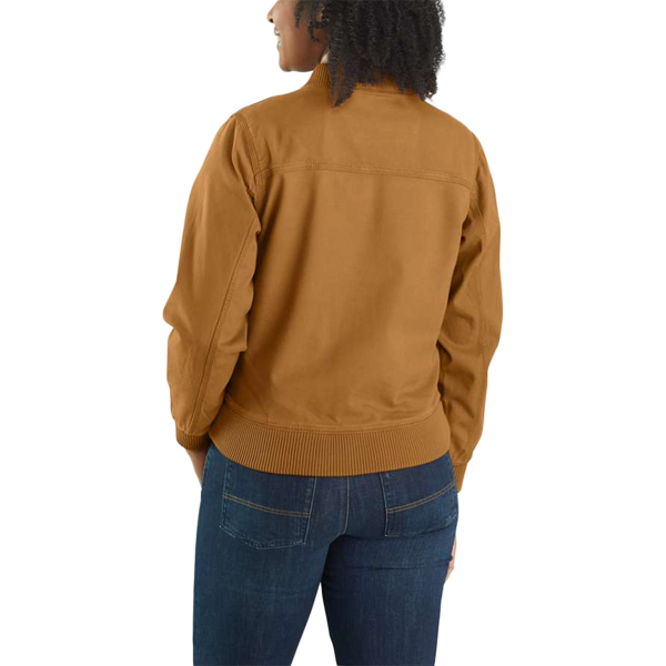 Women's Crawford Bomber Jacket, Carhartt Women's Crawford Bomber Jacket 211-Carhartt Brown