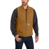 Carhartt Men's Washed Duck Insulated Rib Collar Vest BRN_Carhartt Brown