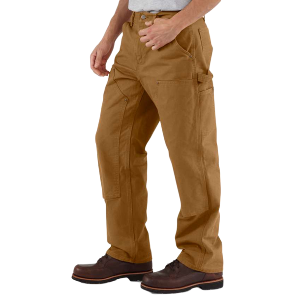 Men's Washed Duck Double-Front Utility Work Pant - Loose Fit, Carhartt Men's Washed Duck Double-Front Utility Work Pant - Loose Fit BRN-Carhartt Brown