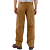 Carhartt Men's Washed Duck Double-Front Utility Work Pant - Loose Fit BRN-Carhartt Brown