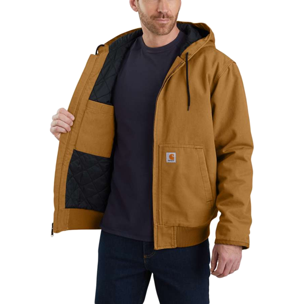 Washed Duck Insulated Active Jac, Carhartt Washed Duck Insulated Active Jac BRN_Carhartt Brown
