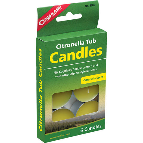 Citronella Tub Candles (6 Pack)