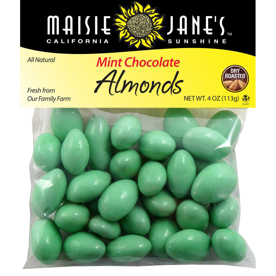 Mint Chocolate Almonds - 4 oz alternate view