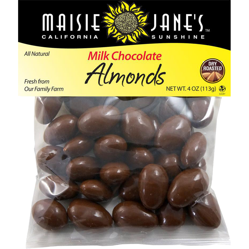 Milk Chocolate Almonds - 4 oz, Featured Image