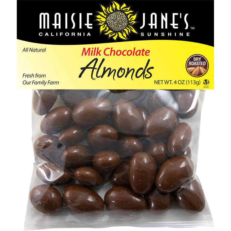 Milk Chocolate Almonds - 4 oz alternate view