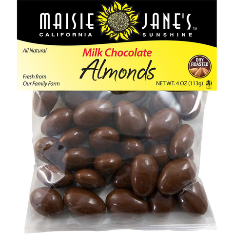 Milk Chocolate Almonds - 4 oz