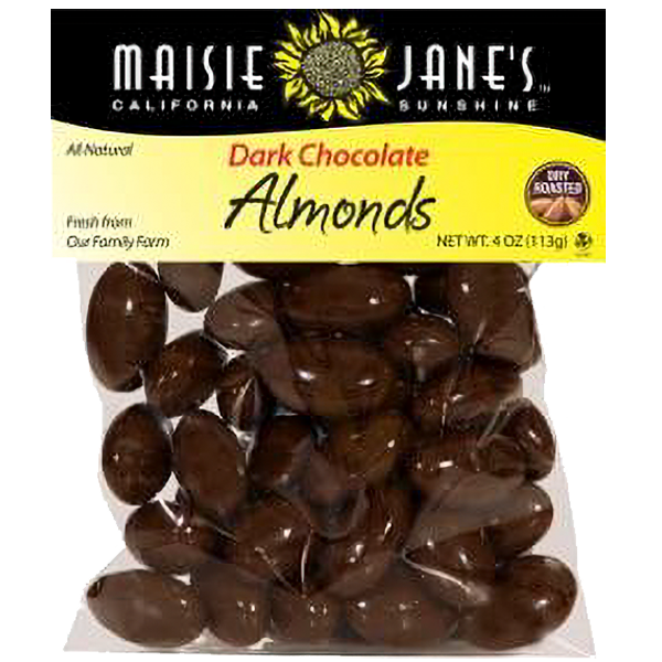 Dark Chocolate Almonds - 4 oz alternate view