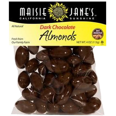 Dark Chocolate Almonds - 4 oz
