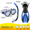 US Divers Dorado JR Set Blue/Bright Green diagram