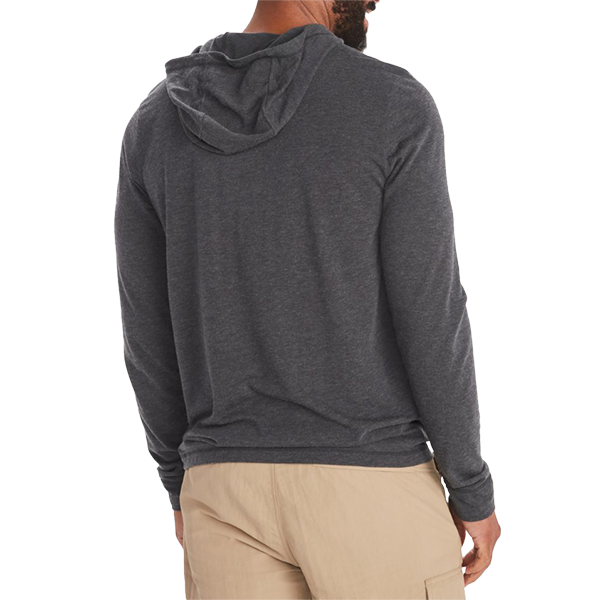 Men's BugsAway Solaro Hoody, Exofficio Men's BugsAway Solaro Hoody 9703-Carbon Alt View Back