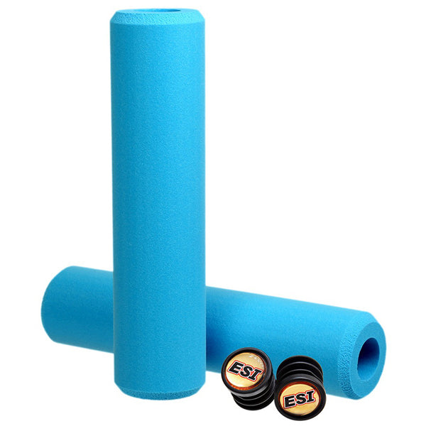 Chunky Silicone Grips 32mm - Aqua, ESI Chunky Silicone Grips 32mm - Aqua