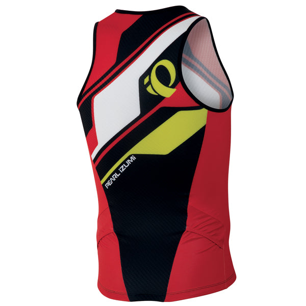 Men's Elite In-R-Cool LTD Tri Singlet - Insert Mandarin Red alternate view