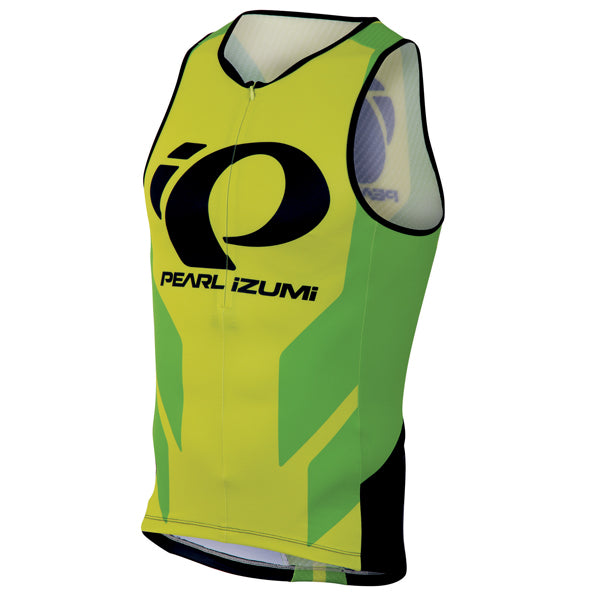 Men's Elite In-R-Cool LTD Tri Singlet - Team Pi Green Flash alternate view
