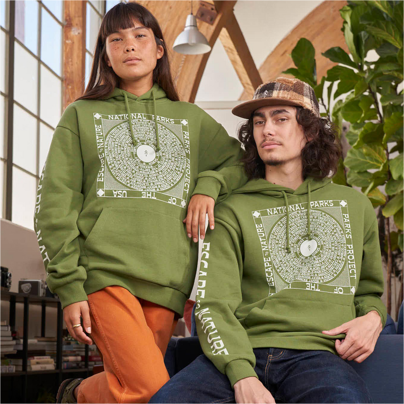 Escape to Nature Hoodie, Parks Project Escape to Nature Hoodie Forest Green