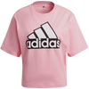 Adidas Women's Brand Love Q1 Crop Tee Light Pink