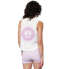 Spiritual Gangster Women's May All Beings Crop Tank Stone Alt View Rear