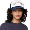 Spiritual Gangster Women's Optimist Trucker Hat White/Space Blue