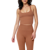 Spiritual Gangster Women's Athena Seamless Longline Bra Clay