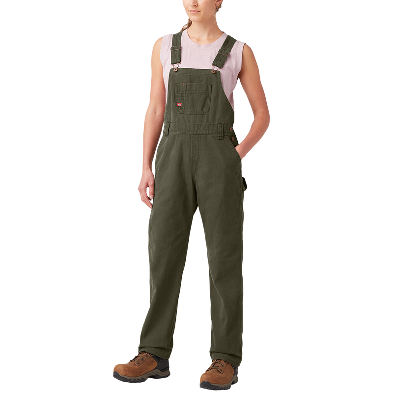 Women's Relaxed Fit Bib Overalls, Featured Image