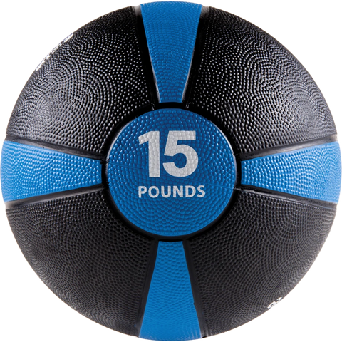 Rubber Medicine Ball - 15 lb