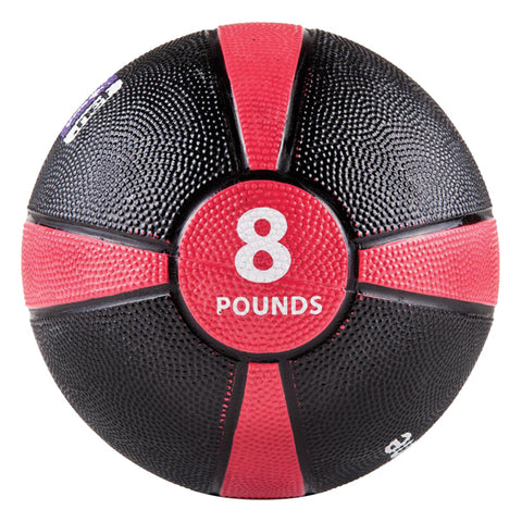 Rubber Medicine Ball 8 lbs
