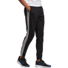 Adidas Men's Essentials Tapered 3 Stripe Pant Black/White