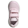 Adidas Youth Tensaur Run 2.0 CF I Clear Pink/Core White Alt View Aerial